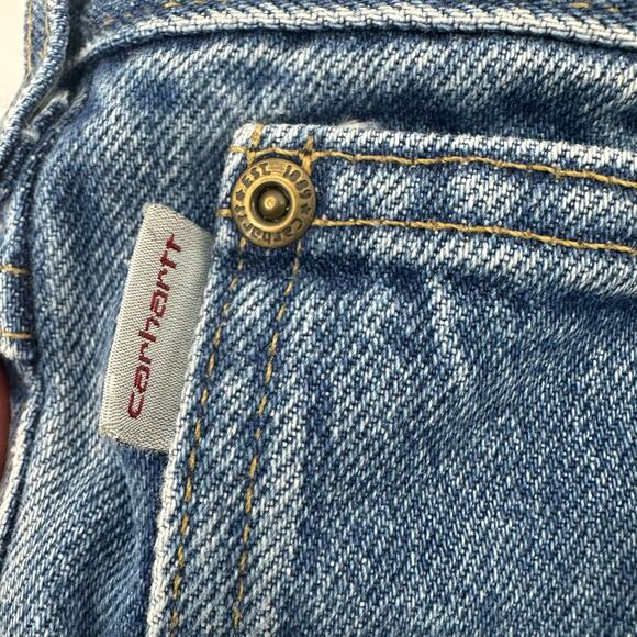Carhartt Jeans Mens 36x30 Straight Leg Heritage Quality Utility Workwear Cowboy - Picture 3 of 7